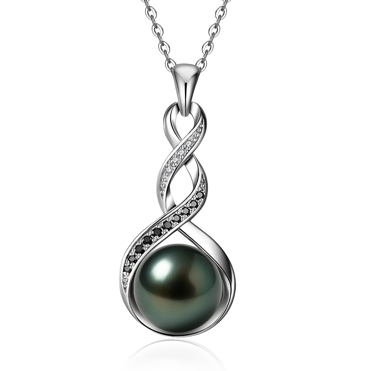 Pendentif Perle de Tahiti Infini - vue 1
