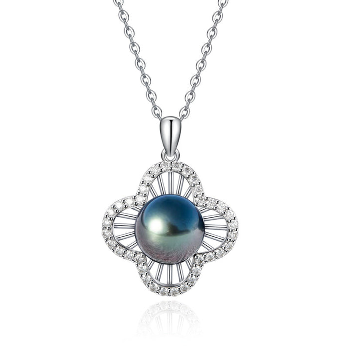 Pendentif Perle Noire de Tahiti - vue 1