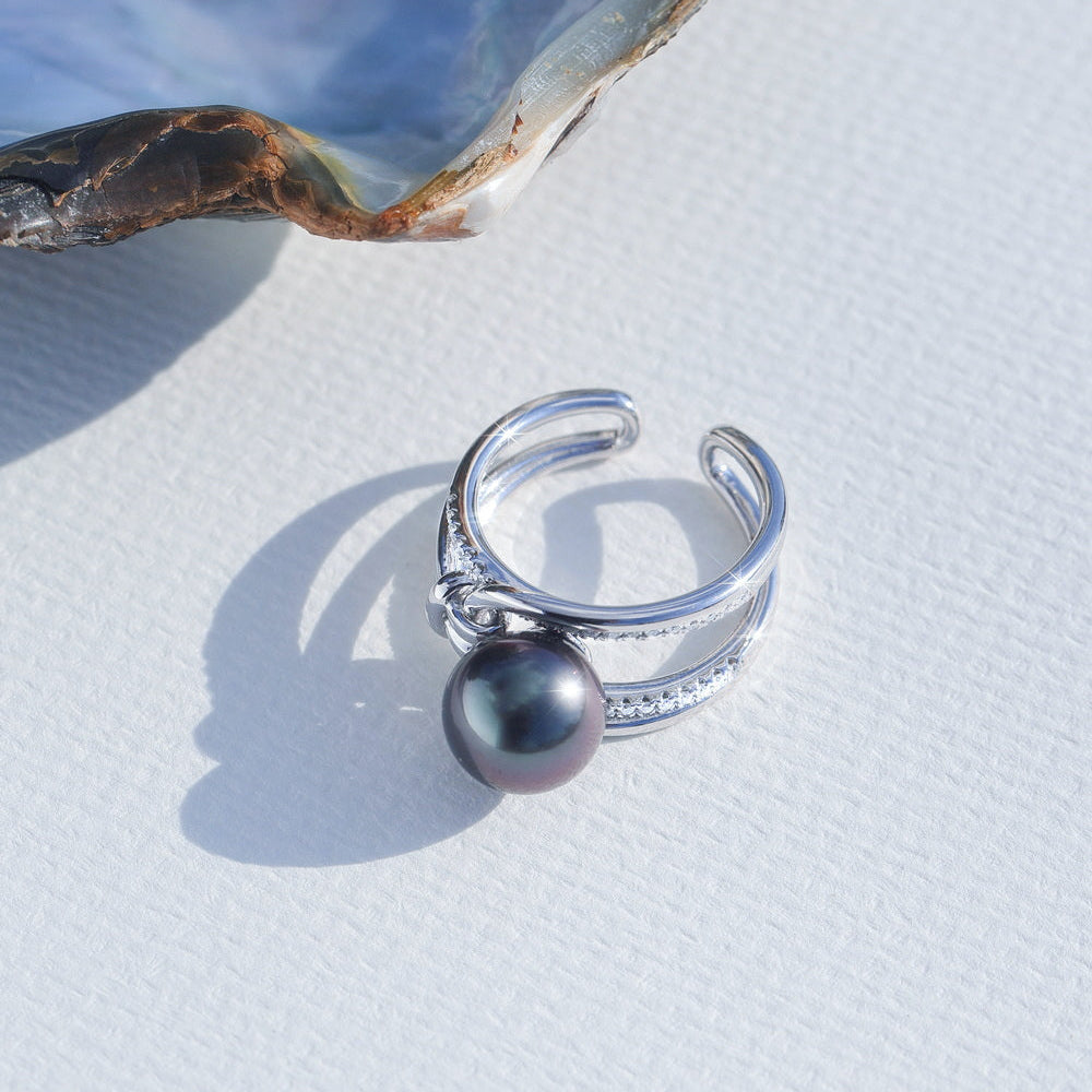 Bague Perle de Tahiti Julie - vue 1