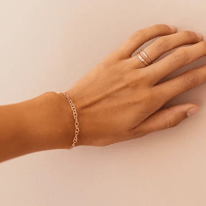Bracelet Chaine Or - vue 1