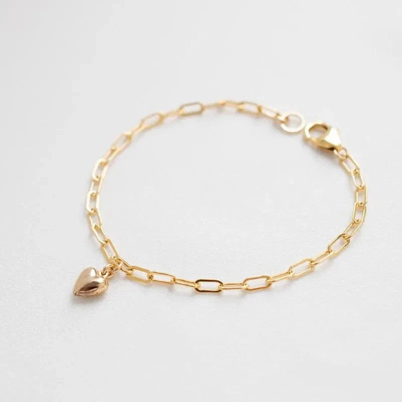 Bracelet Coeur Or - vue 2