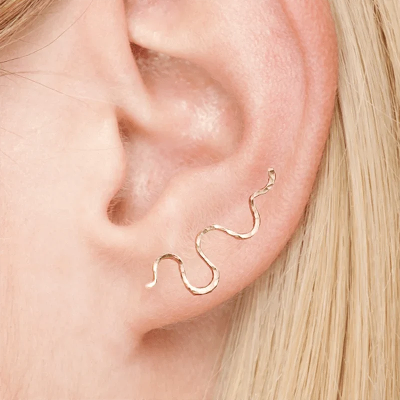 Boucle d’oreille Serpent - vue 1