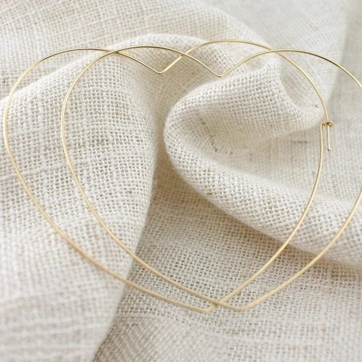 Boucle d’oreille Coeur Or - vue 1