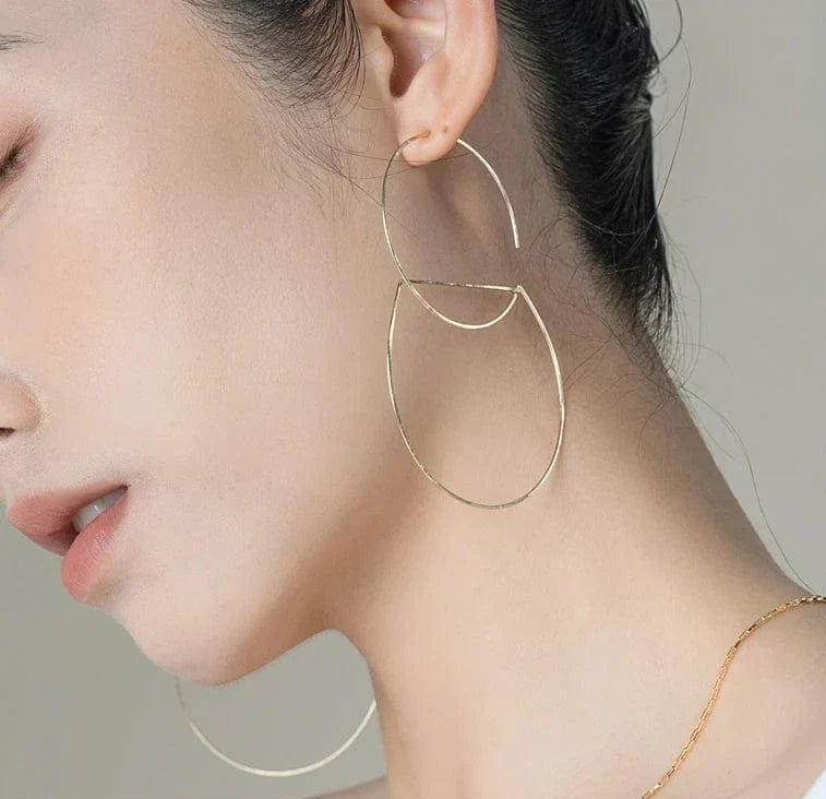Boucle d’oreille Femme Or Pendante - vue 1