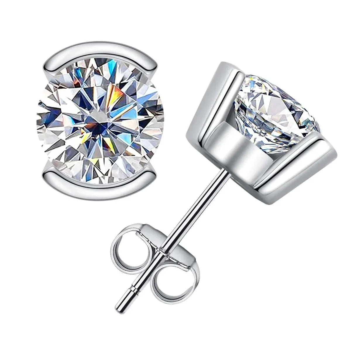 Boucle d’oreille Simple Diamant - vue 1