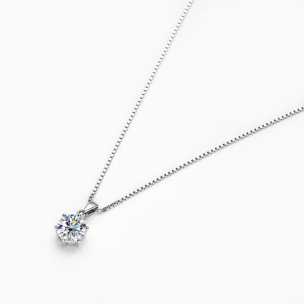 Collier Diamant Solitaire - vue 5