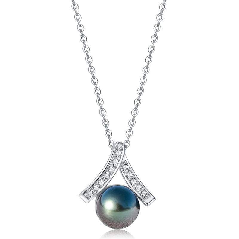 Pendentif Perle Tahiti Diamant - vue 1