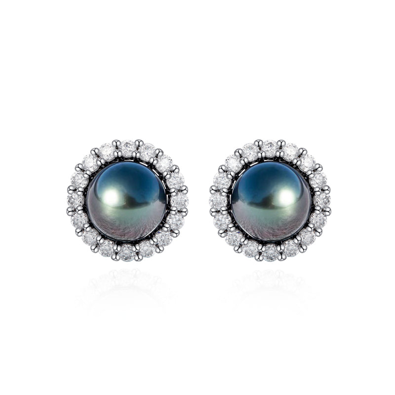 Boucles d’oreilles en Perles de Tahiti - vue 1
