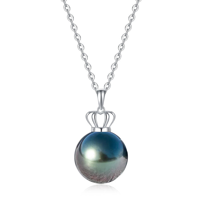 Pendentif Perle Noire Rosa - vue 1