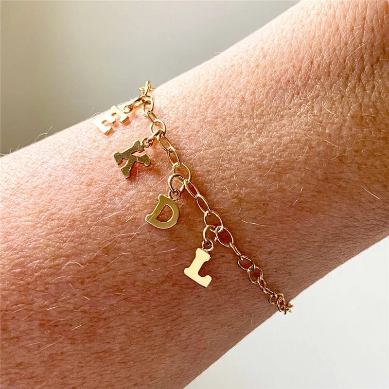 Bracelet Personnalisé Femme Or - vue 1