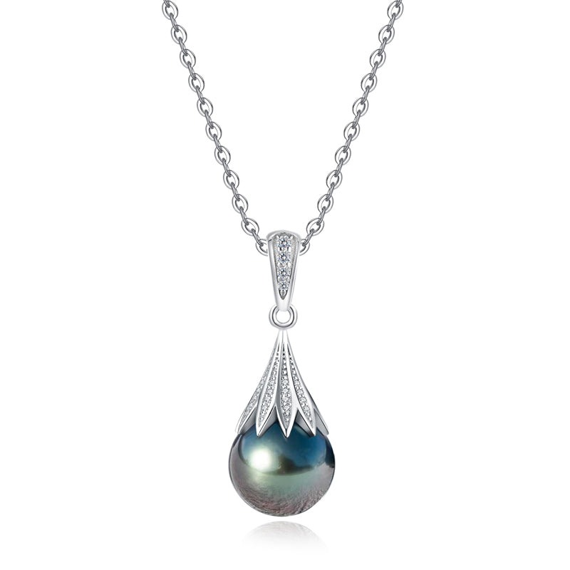 Pendentif Perle Noire Isa - vue 1