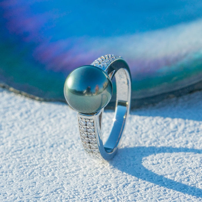 Bague Perle de Tahiti Aéna - vue 1
