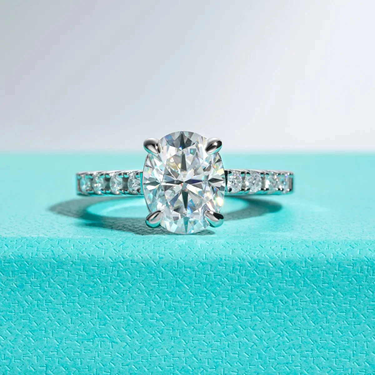 Bague de Fiançailles Saphir - vue 3