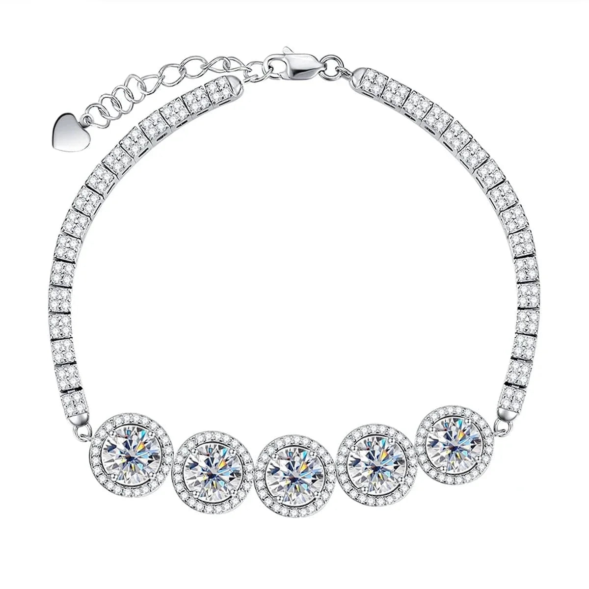 Bracelet Argent Diamant - vue 1