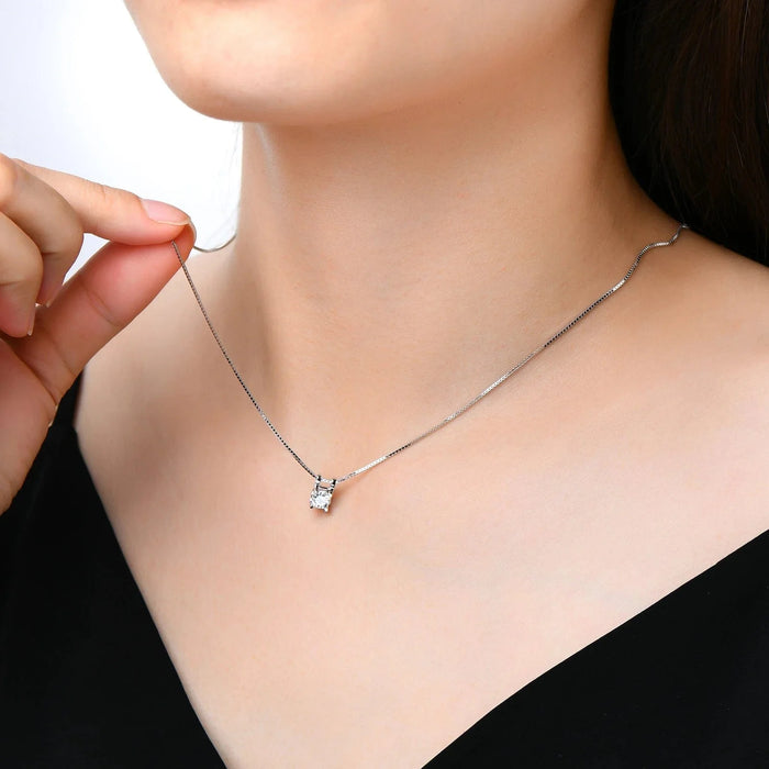 Collier Transparent Diamant - vue 1