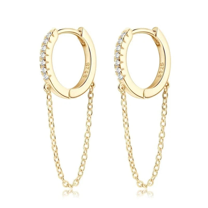 Boucle d’oreille Anneau Diamant Femme - vue 1