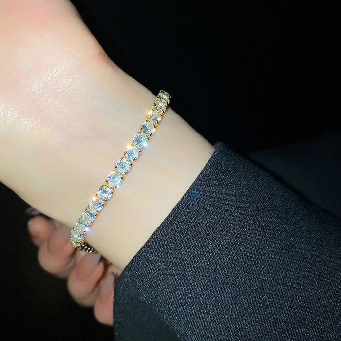 Bracelet Baguette Diamant - vue 1