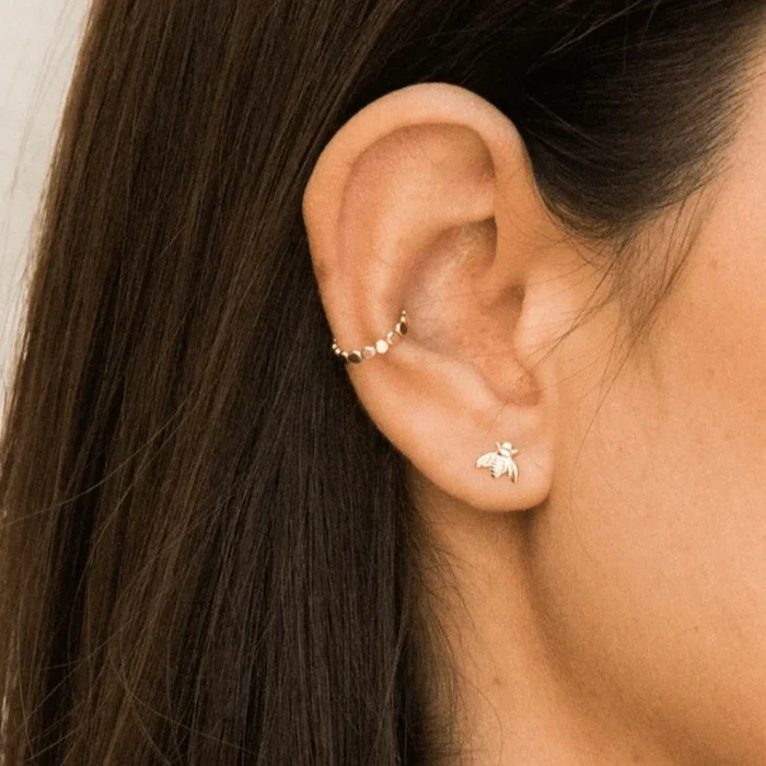 Boucle d’oreille Abeille - vue 1