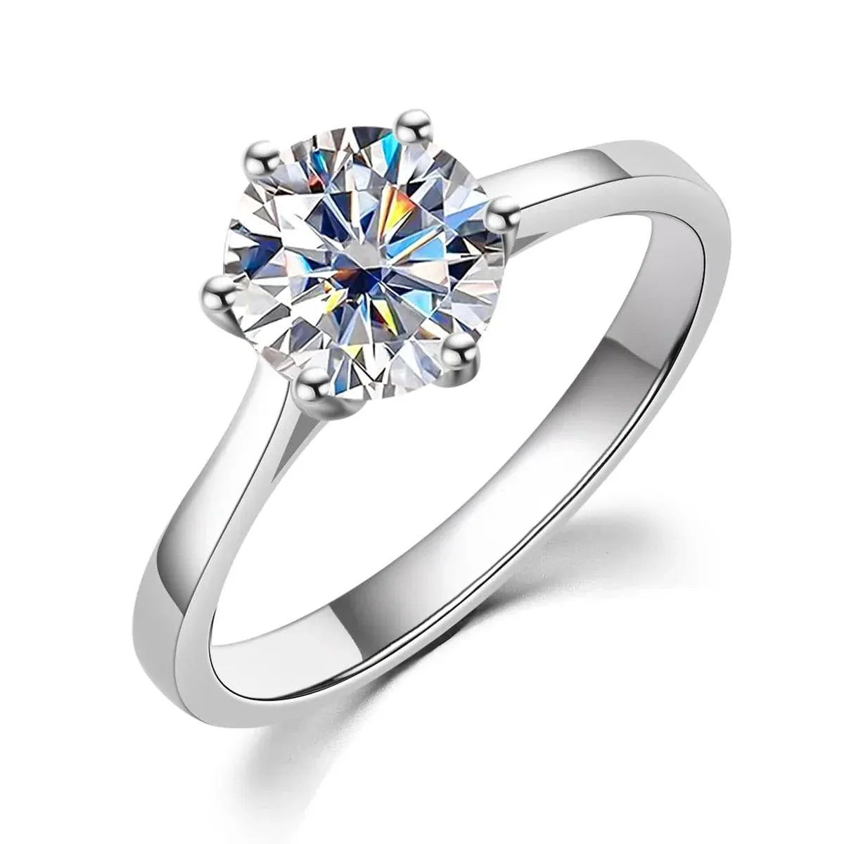 Bague de Fiançailles Solitaire Diamant - vue 1