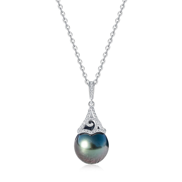 Collier Pendentif Perle Tahiti - vue 1
