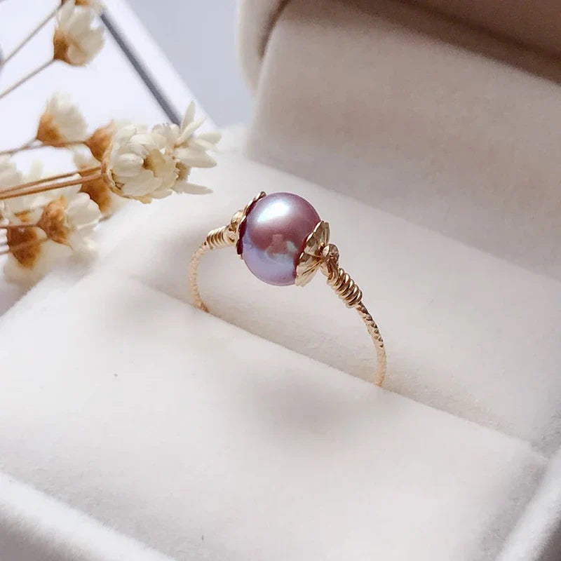 Bague avec Perle de Culture - vue 2