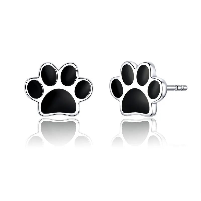 Boucle d’oreille Patte Chat - vue 4