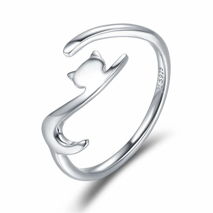 Bague Chat - vue 1