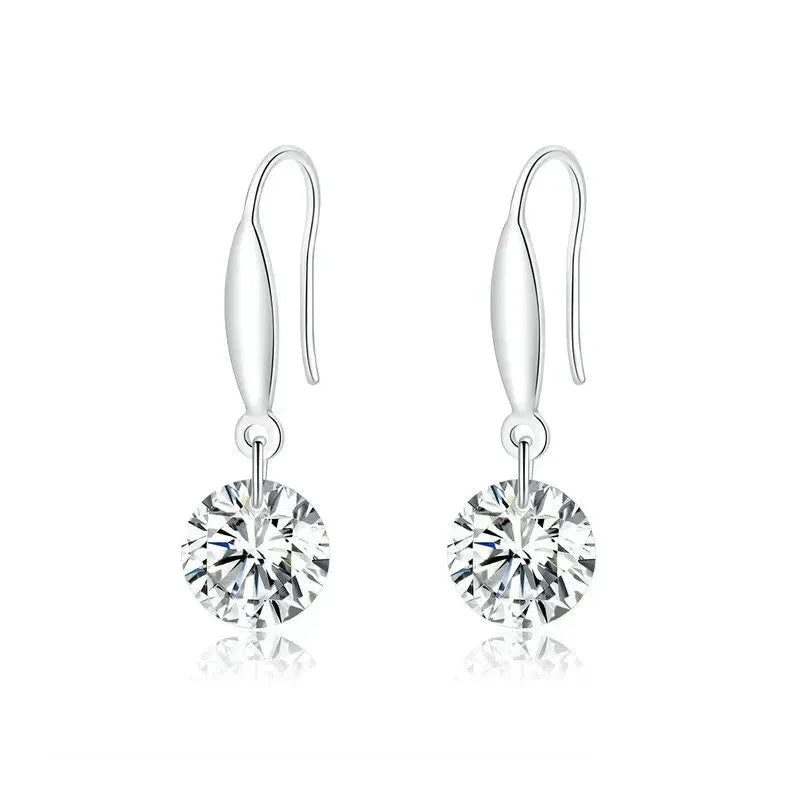 Boucle d’oreille Zircon - vue 1