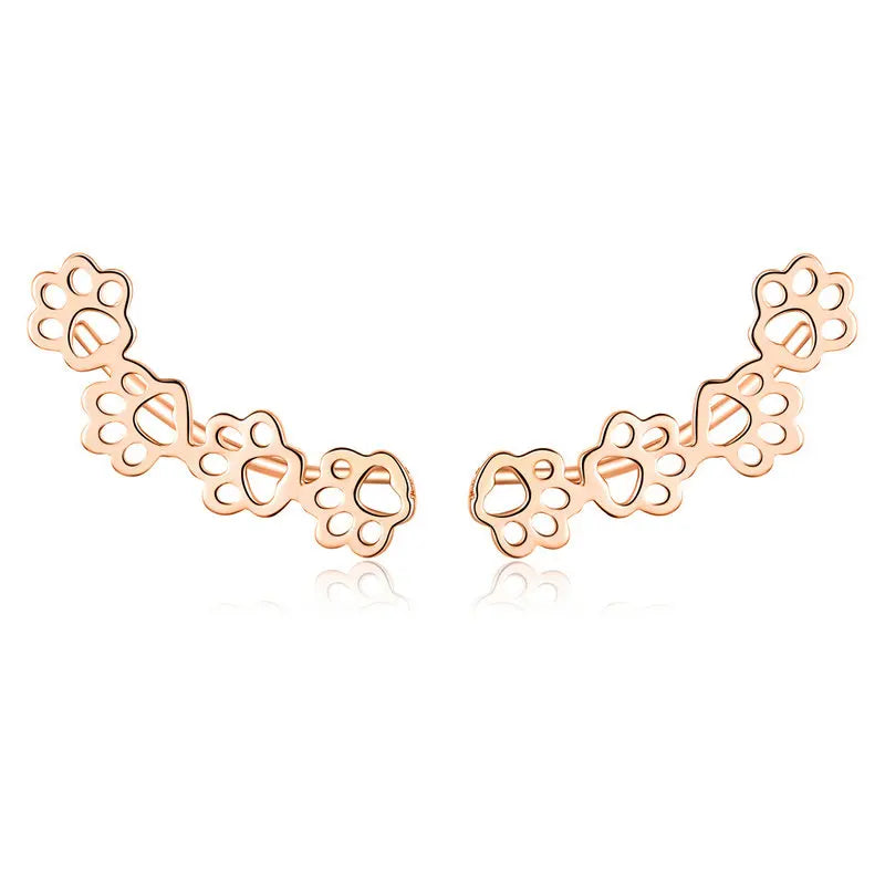 Boucle d’oreille Patte de chat - vue 1