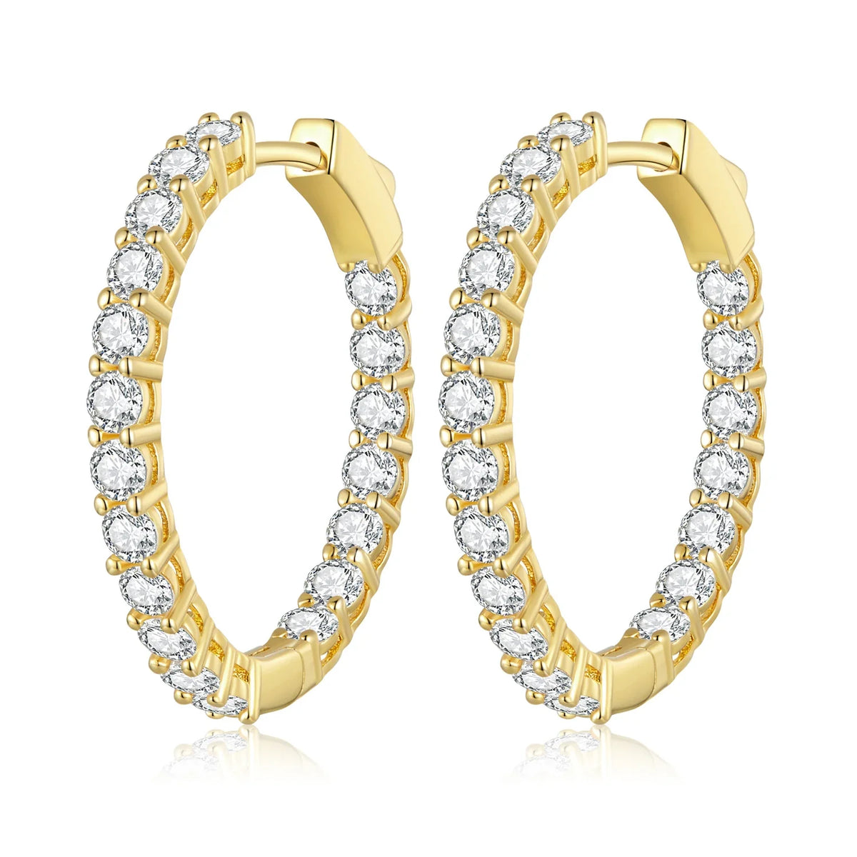 Boucle d’oreille Créole Argent - vue 6