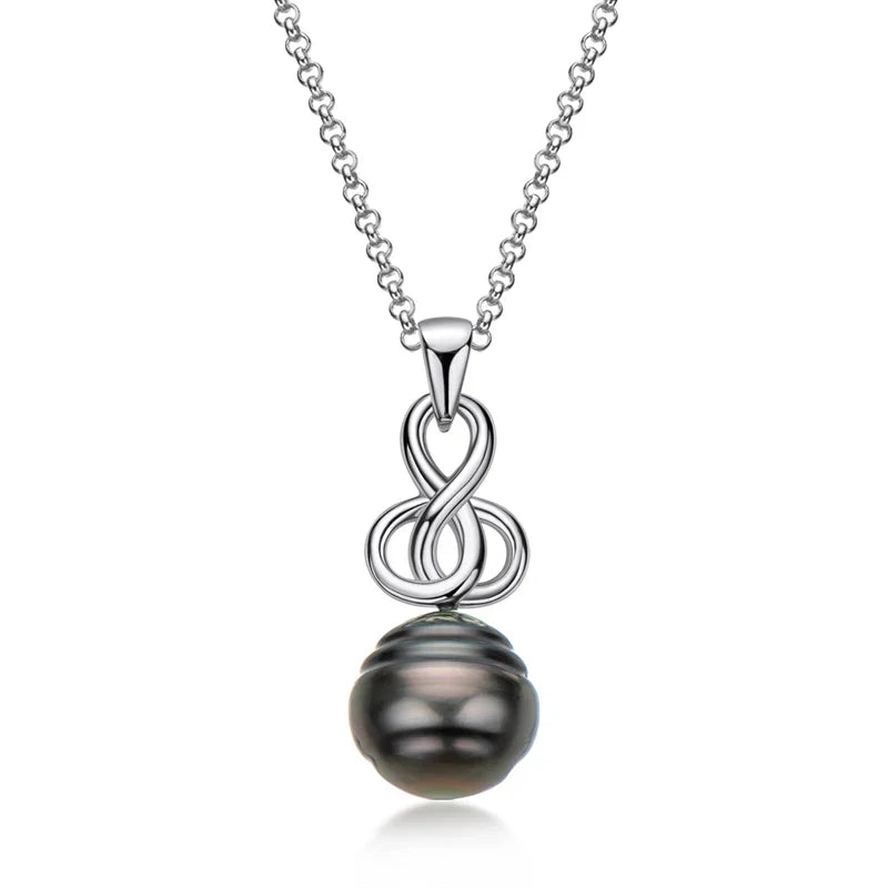 Collier de Perles Noires de Tahiti - vue 1