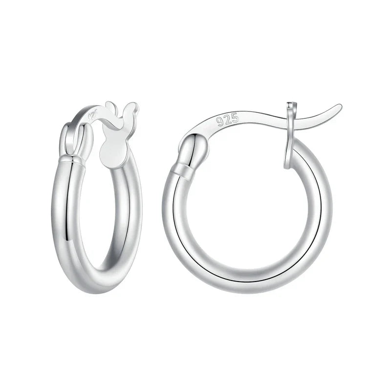 Boucle d’oreille Créoles Argent - vue 5