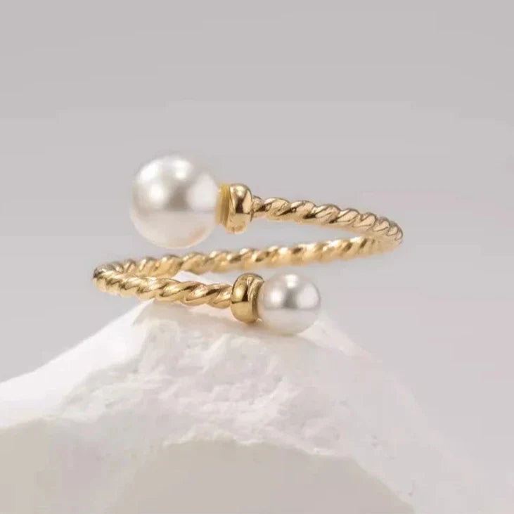 Bague Or Perle de Culture - vue 2