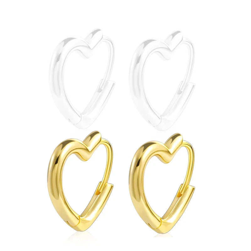 Boucle d’oreille Coeur Argent - vue 5