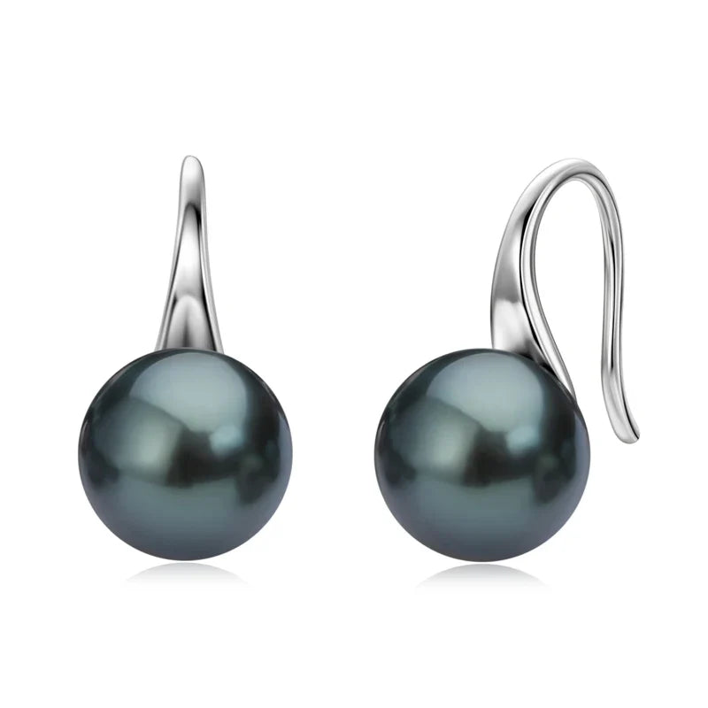 Boucle d’oreille Perle de Tahiti Argent - vue 1