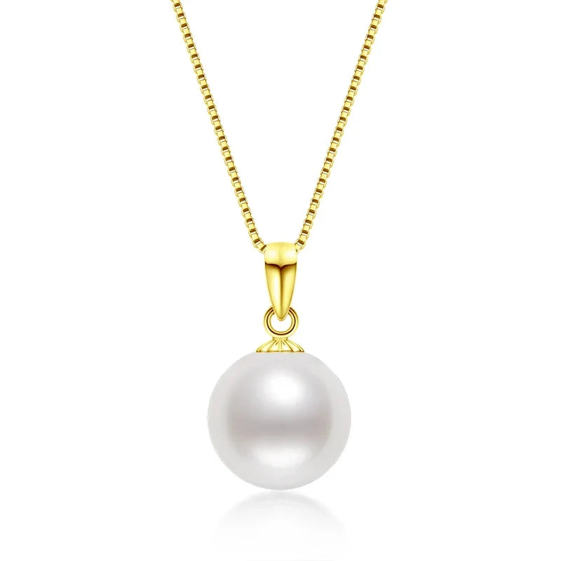 Pendentif Perle de Culture Blanche - vue 1