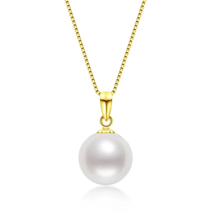 Pendentif Perle de Culture Blanche - vue 1