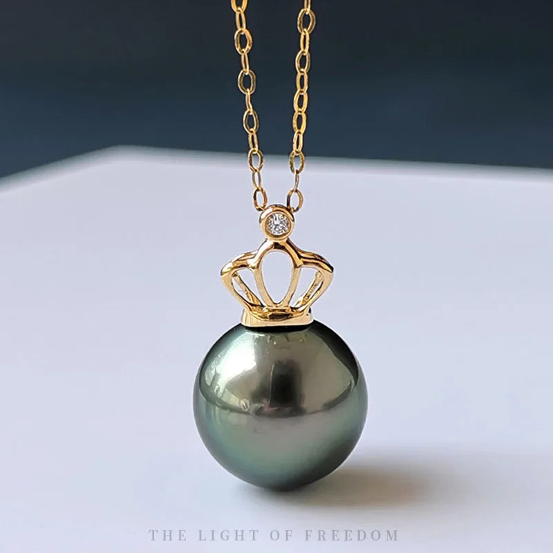 Pendentif or Perle de Tahiti - vue 7