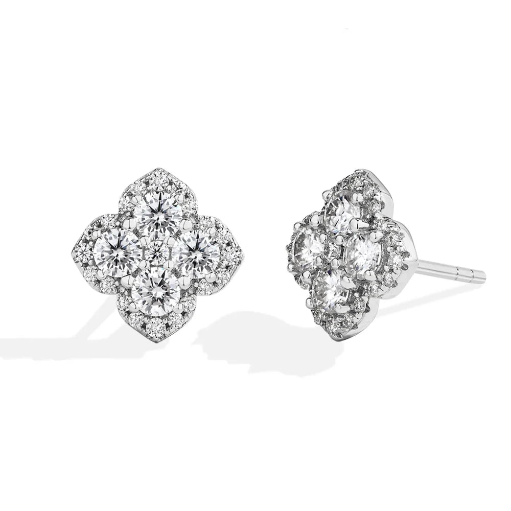 Boucles d’oreilles en Diamant Moissanite pour Femmes - vue 1