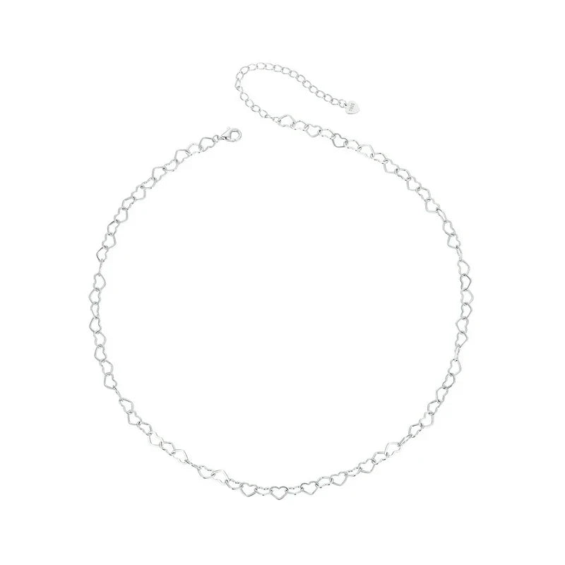 Collier Coeur Argent - vue 1