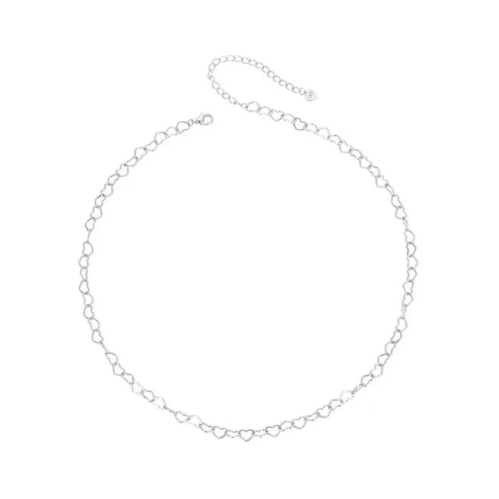 Collier Coeur Argent - vue 1
