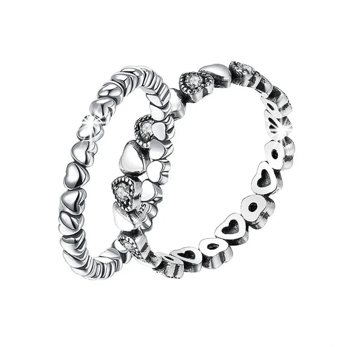 Bague Coeur Noir - vue 1