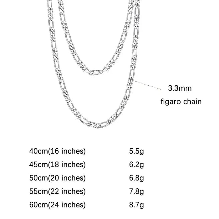 Collier Figaro Femme Argent - vue 1
