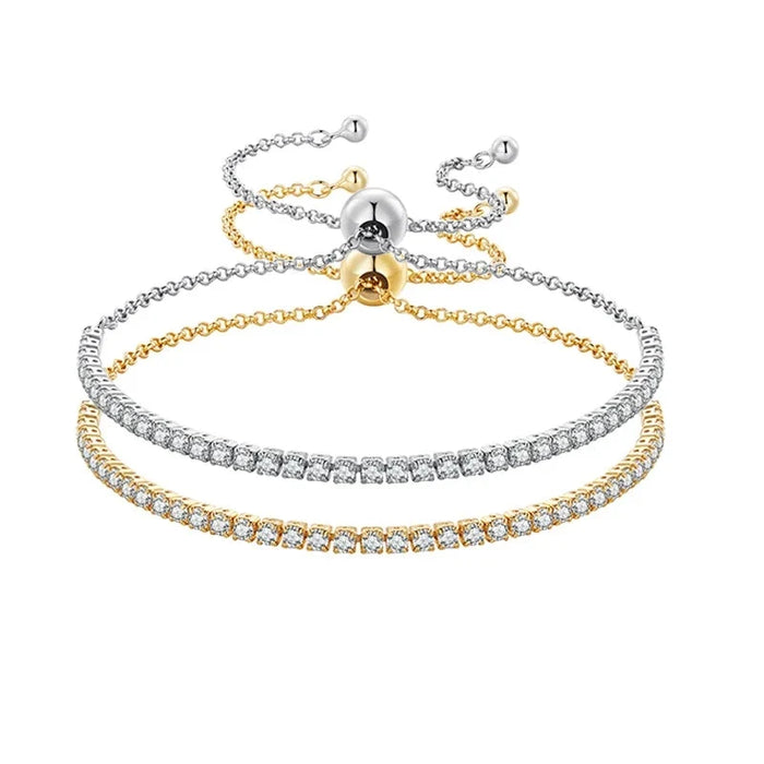 Bracelet Argent Tennis - vue 1