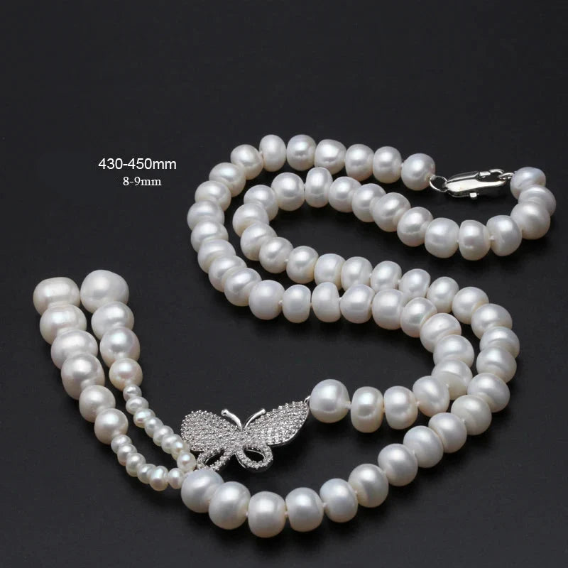 Collier Perle Papillon - vue 1