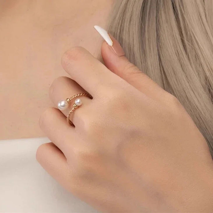 Bague Or Perle de Culture - vue 1