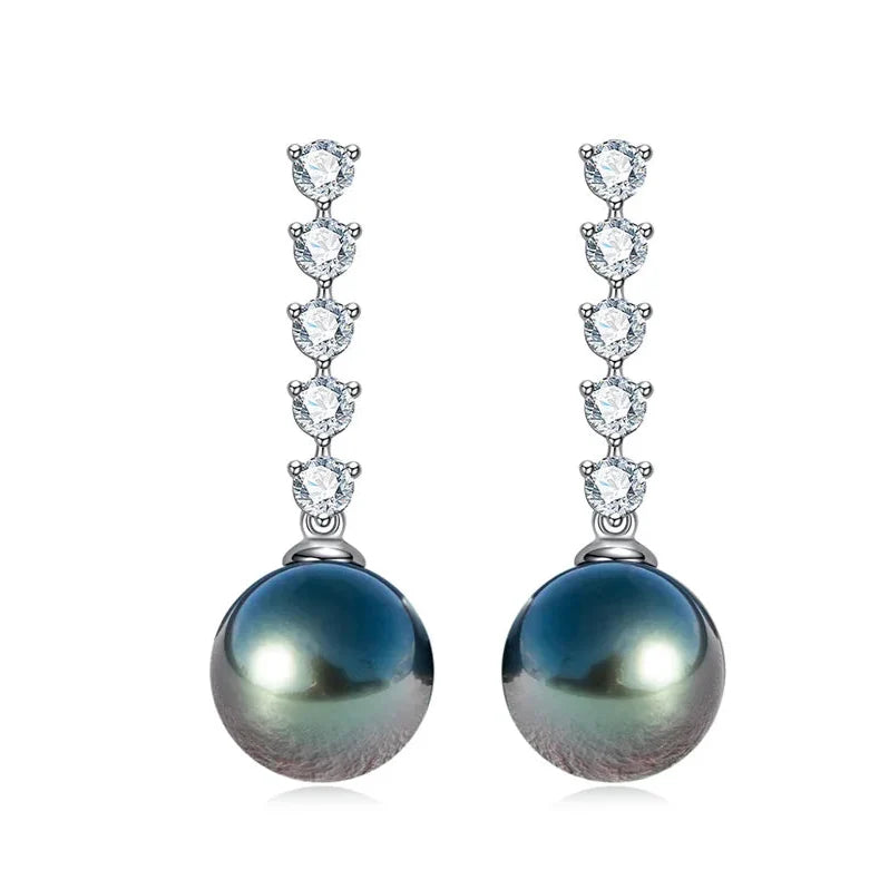 Boucle d’oreille or Perle de Tahiti - vue 1