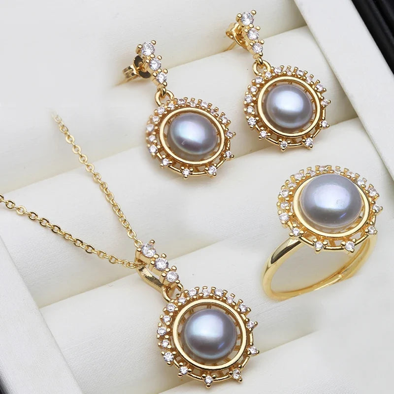 Parure Mariage Perle Blanche - vue 2