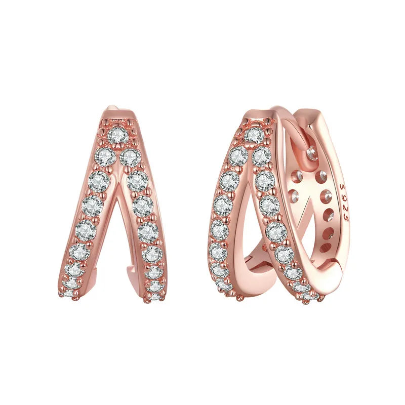 Boucles d’oreilles Créoles Argent - vue 3