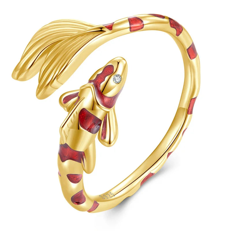 Bague Poisson - vue 1